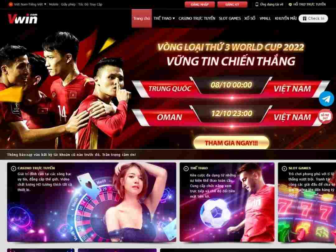 VWin là nhà cái cá cược dựa trên web với các dịch vụ cược tuyệt vời